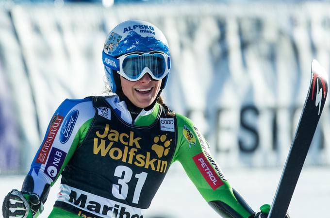 Ilka Štuhec se je v sezoni 2016/17 dokončno izstrelila v smučarski vrh. | Foto: Sportida