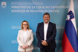 Monika Kirbiš Rojs in Aleksander Jevšek