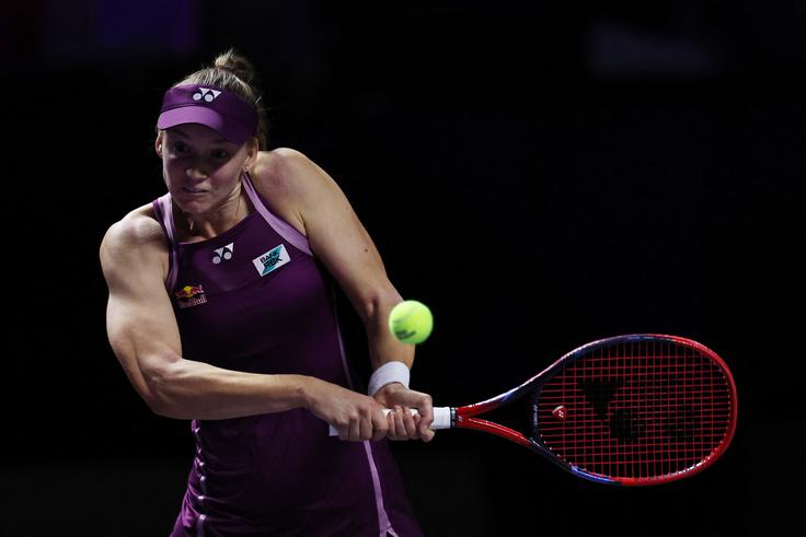 Jelena Ribakina je prva finalistka teniškega zaključnega turnirja najboljše osmerice v Rijadu. | Foto: Reuters