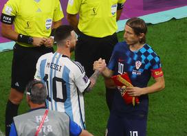 Argentina : Hrvaška Luka Modrić Lionel Messi Katar 2022