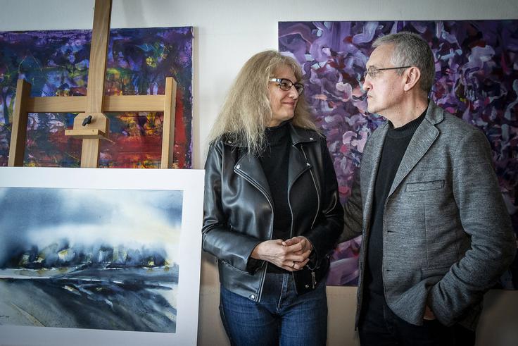 "V Ukrajini vsi govorimo tako ukrajinsko kot rusko, smo od nekdaj dvojezično območje in nikoli nismo imeli težav z uporabo jezika." | Foto: Ana Kovač