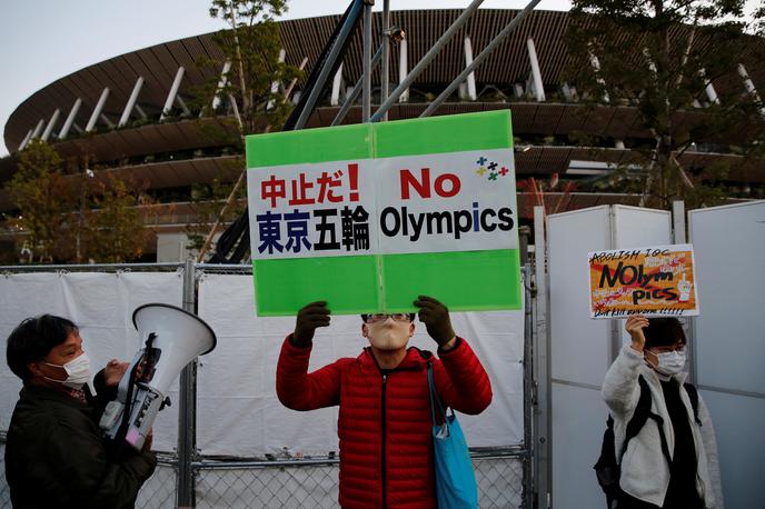 olimpijske igre Tokio | Japonci menijo, da so OI preveliko tveganje. | Foto Reuters