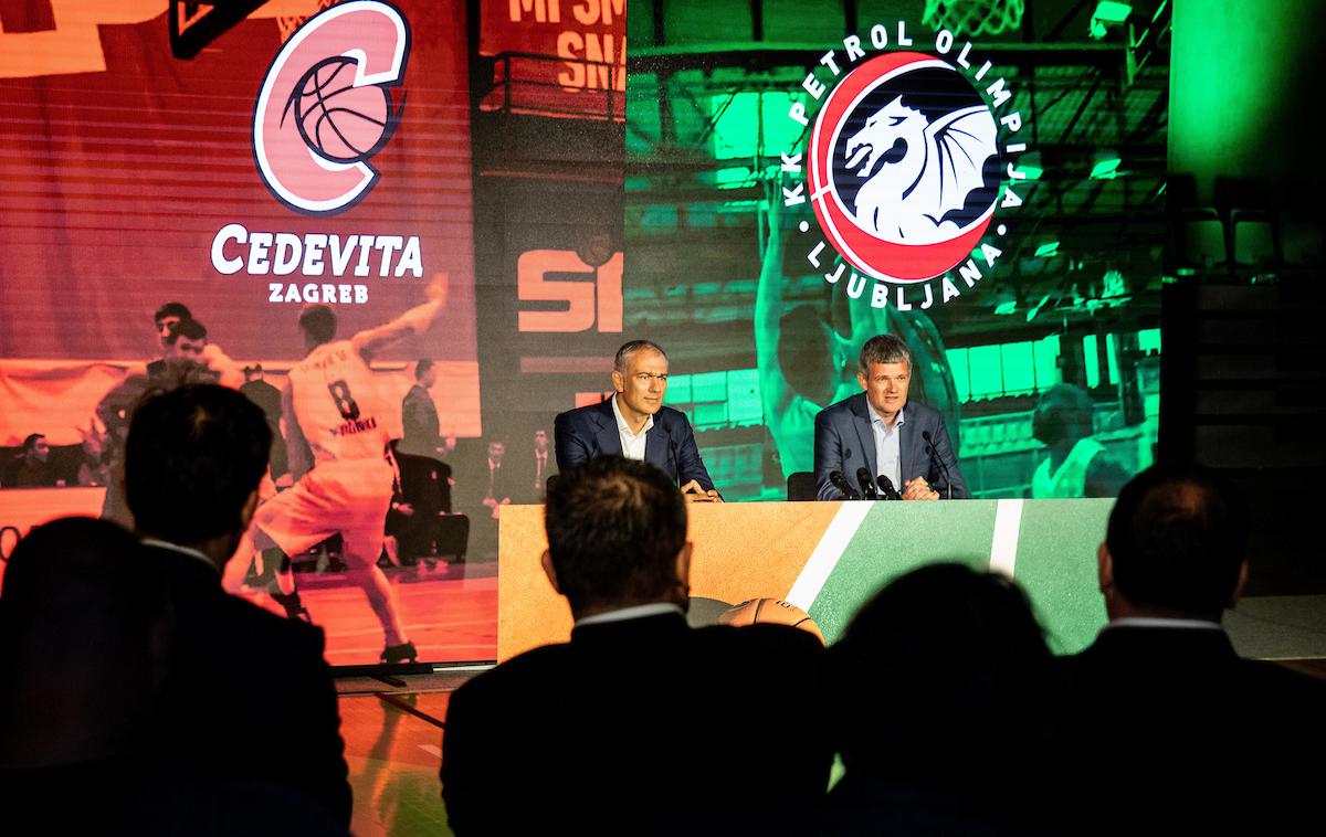 Cedevita Olimpija | Predsednika Cedevite in Petrola Olimpije sta danes predstavila nov projekt. | Foto Sportida