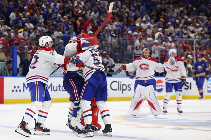 Montreal NHL | Veselje Montreala po odločilni zmagi nad Buffalom. | Foto Reuters