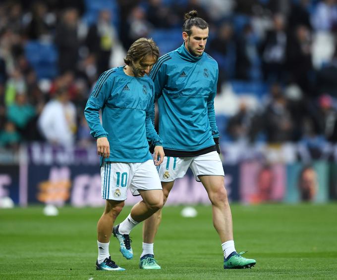 Pri Realu naj bi največ zaslužil Gareth Bale, takoj za njim sta Luka Modrić in Sergio Ramos. | Foto: Getty Images