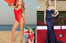Carmen Electra še vedno zelo seksi v slavnih rdečih kopalkah