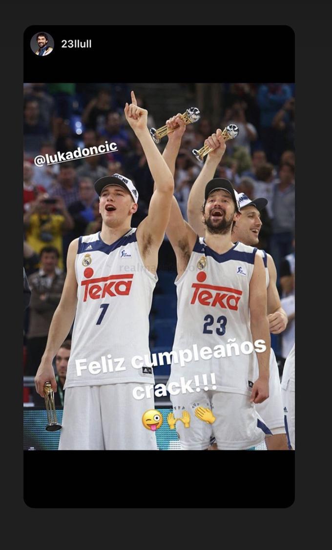 Luka Dončić čestitke Instagram | Foto: 