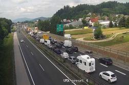 Slovenskim cestam zaradi praznika znova grozi kolaps