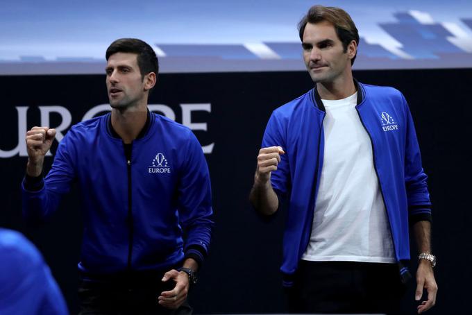 Roger Federer, Novak Đoković | Foto: Guliverimage/Getty Images