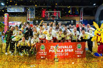 Cedevita Olimpija brez težav do pokalne lovorike