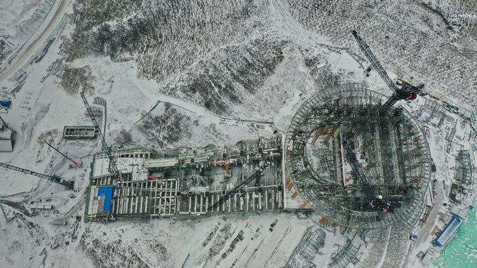 Zemeljska dela so se začela leta 2018, gradbena dela leto pozneje, skakalni kompleks pa je bil končan lani. | Foto: Guliverimage/Vladimir Fedorenko