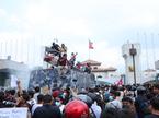 Protest v Katmanduju
