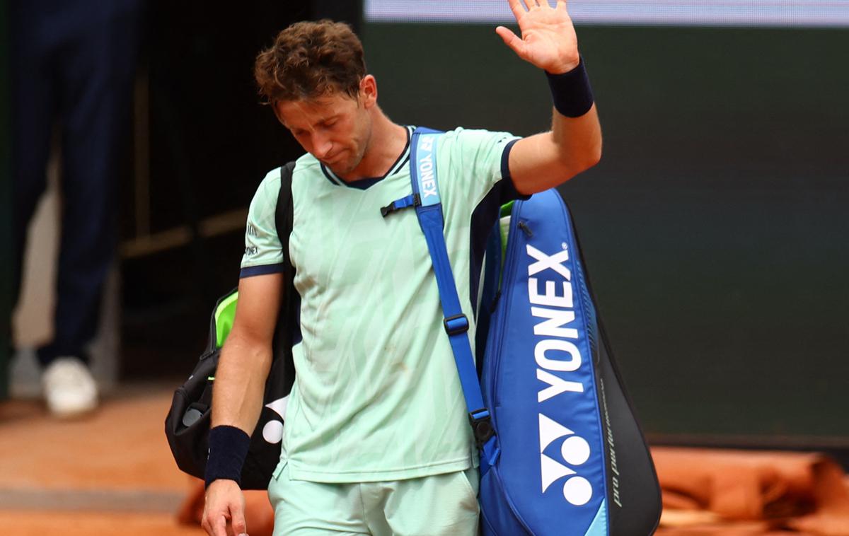 Casper Ruud | Casper Ruud je po težavah s kolenom priznal premoč Nunu Borgesu | Foto Reuters