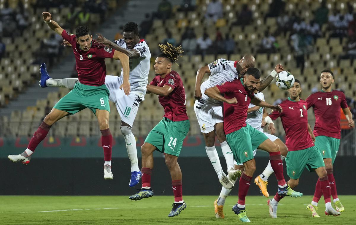 Maroko - Gana | Maročani so z 1:0 premagali Gance. Tudi preostale tri ponedeljkove tekme so se končale z izidom 1:0. | Foto Guliverimage