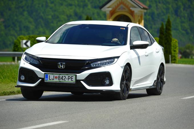 Honda civic sport je letos pritegnila veliko zanimanja. Civic se je uvrstil tudi v finale izbora za Slovenski avto leta 2018. | Foto: Jure Gregorčič