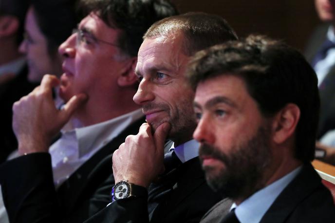 Andrea Agnelli, Aleksander Čeferin | redsednik združenja evropskih klubov (ECA) in prvi mož italijanskega Juventusa iz Torina, Andrea Agnelli meni, da bodo od novega modela lige prvakov profitirali vsi. | Foto Reuters
