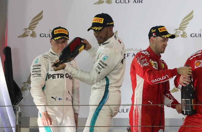 Lewis Hamilton je nastopil 100. za Mercedes. | Foto: Reuters