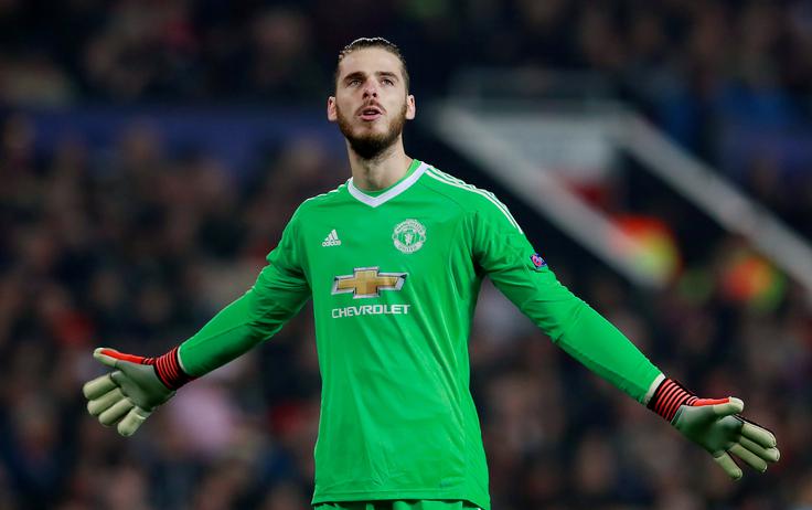 David De Gea je na vratih Manchester Uniteda v premier ligi prejel pet zadetkov. | Foto: Reuters
