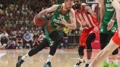 Cedevita Olimpija v beograjskem peklu ostala brez finala