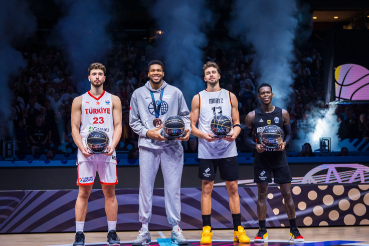 Najboljša peterica turnirja | Foto: FIBA