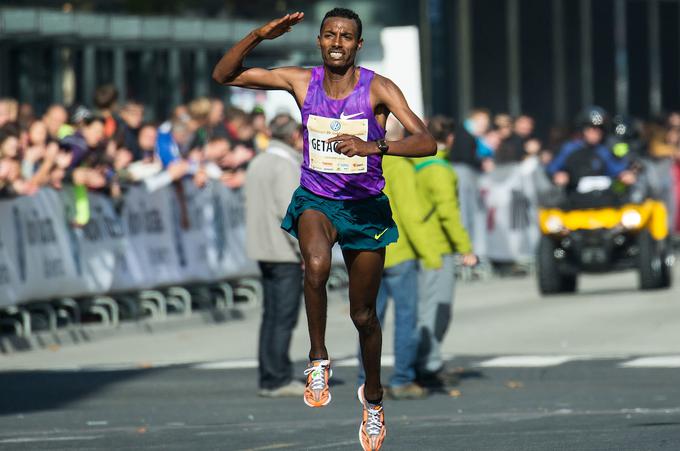 Etiopijec Limenih Getachew je rekorder ljubljanskega trase.  | Foto: Vid Ponikvar