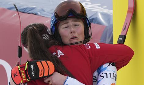 Boleče in čustveno priznanje Mikaele Shiffrin