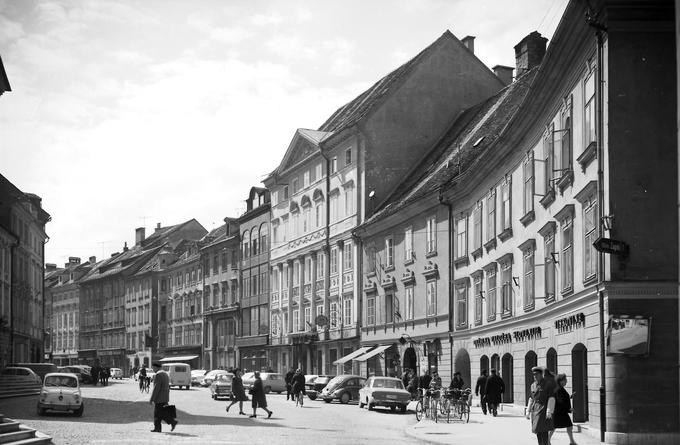 Mestni trg, Ljubljana, 1967 (foto: Jože Mally, hrani: MNZS). | Foto: 