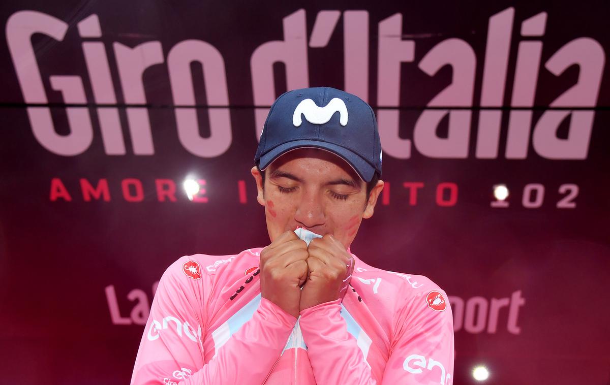 Richard Carapaz | Richard Carapaz gre po drugo zmago na Giro, tega je osvojil že leta 2019. | Foto Giro/LaPresse