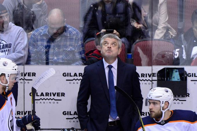 Kralje bo po novem vodil Todd McLellan, ki je v začetku zadnjega tekmovalnega obdobja treniral Edmonton. Prav pri tem kanadskem moštvu bodo Kopitar in soigralci v noči na nedeljo začeli novo zgodbo. | Foto: Reuters