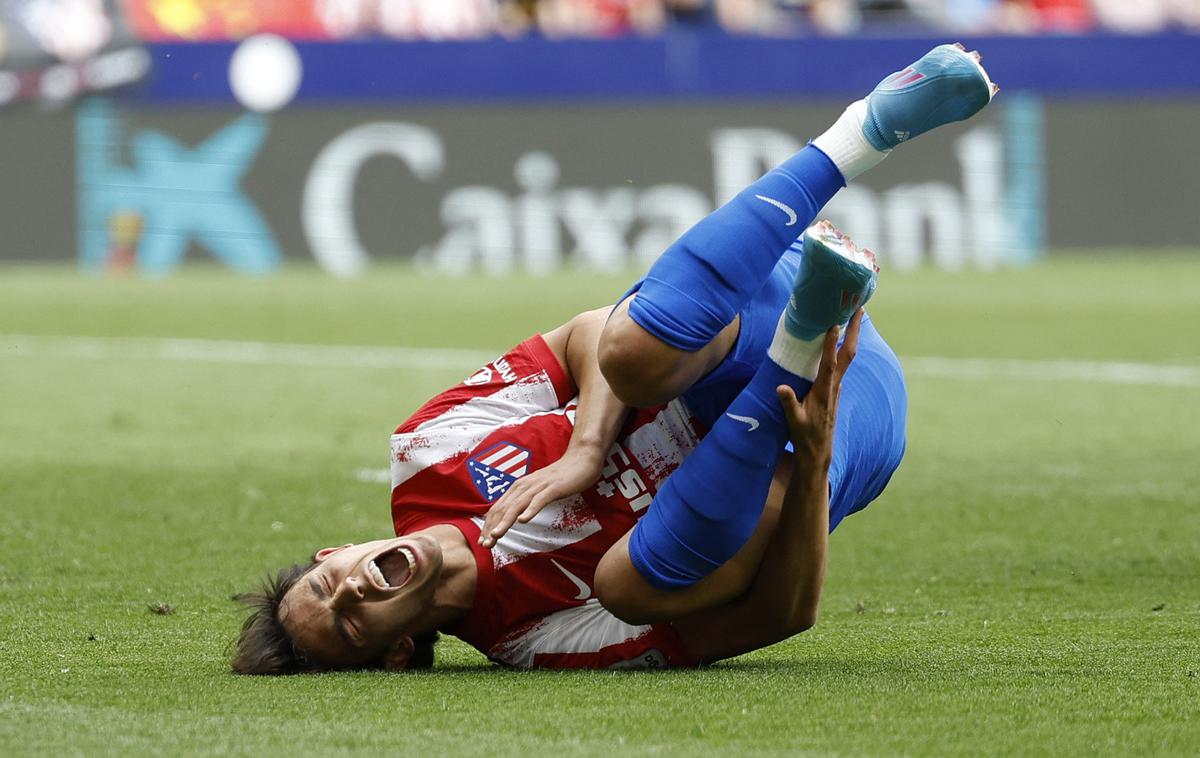 Joao Felix Atletico | Joao Felix se je poškodoval na nedeljski tekmi proti Espanyolu. | Foto Reuters