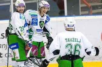 Olimpija četrtič v nizu, poraz Jesenic