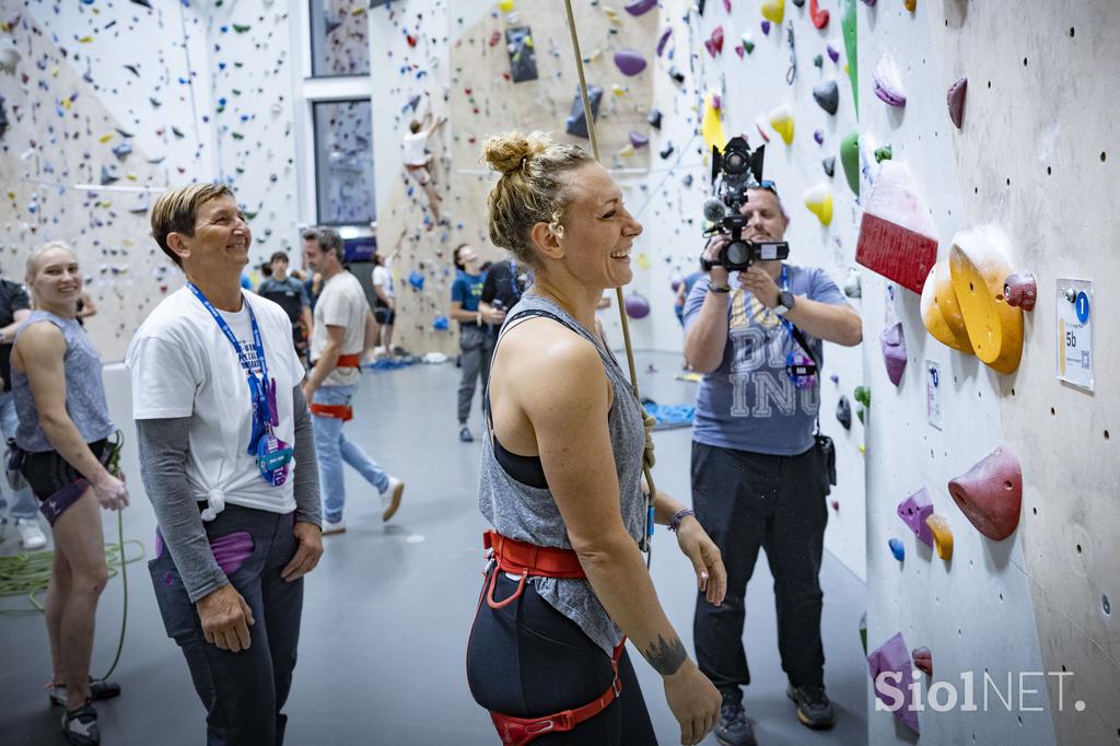 Janja Garnbret Plezalni center Slovenska Bistrica