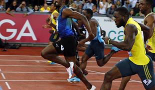 Bolt slabo štartal, Bondarenko hitro obupal v lovu na rekord