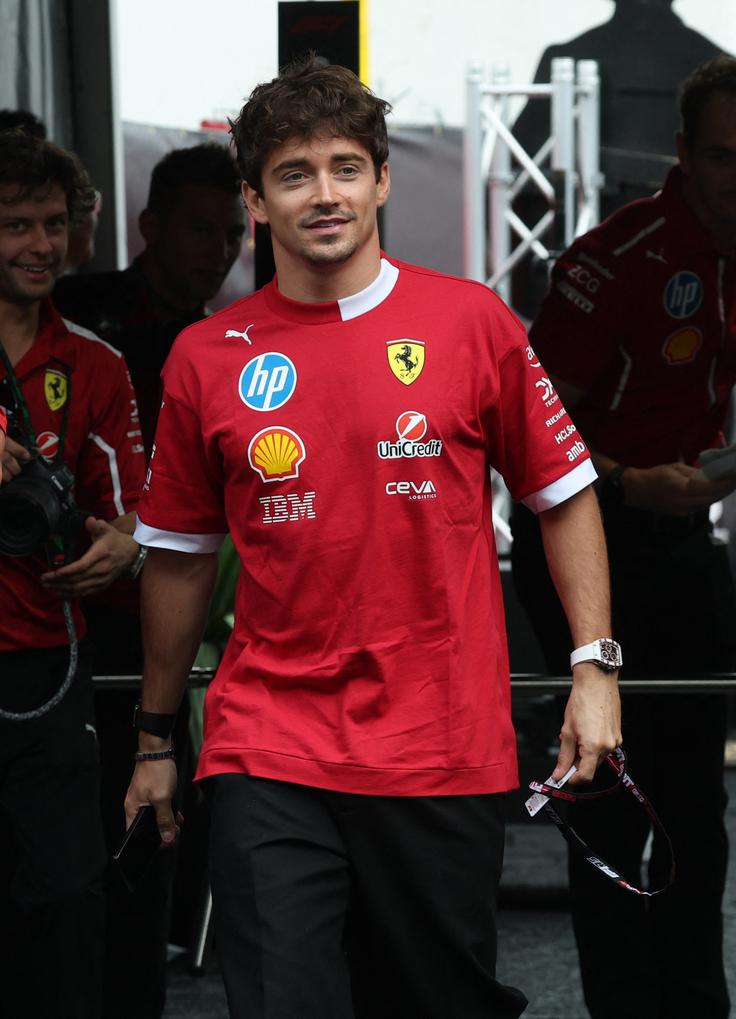 Charles Leclerc Charles Leclerc ob prihodu na dirkališče v Austinu. | Foto: Reuters