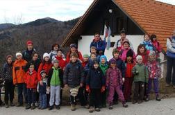 Učenci iz Prebolda na planinskih počitnicah