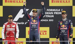 Vettel po Spaju neulovljiv tudi v Monzi