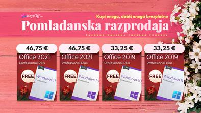 Kupite Office in dobite operacijski sistem Windows zastonj