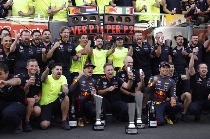 Barcelona Red Bull Verstappen Perez | V Red Bullu so se veselili dvojne zmage, a nekaj napetosti je bilo, saj si je Perez želel te zmage. | Foto Reuters