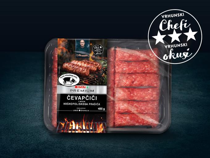 Čevapčiči z mesom krškopoljskega prašiča SPAR Premium chefa Uroša Štefelina bodo navdušili tudi največje gurmane.  | Foto: 