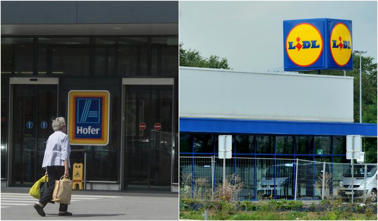 Največja diskotna trgovca pri nas Hofer in Lidl za zdaj resneje na trg spletnih trgovin ne vstopata. | Foto: STA ,