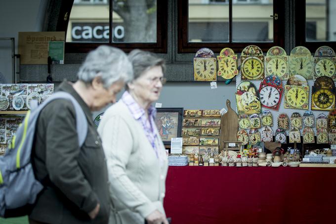 Vrvež na glavni ljubljanski tržnici pred letom dni ... | Foto: Ana Kovač