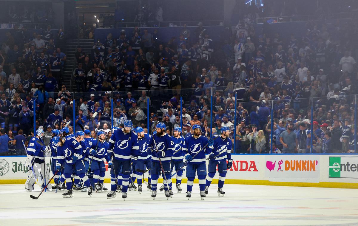 Tampa Bay Lightning | Tampa Bay Lightning je še drugič zapored izkoristila prednost domačega igrišča. | Foto Reuters