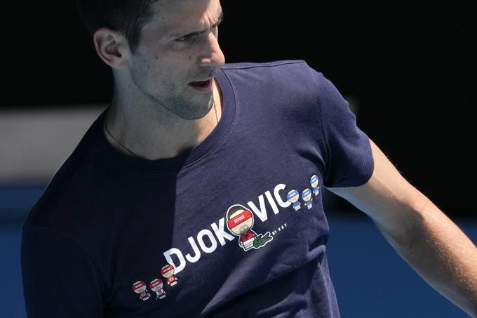 Novak Đoković je v Avstraliji že opravil nekaj treningov. Pa bo sploh lahko zaigral na OP Avstralije? | Foto: Guliverimage/Vladimir Fedorenko