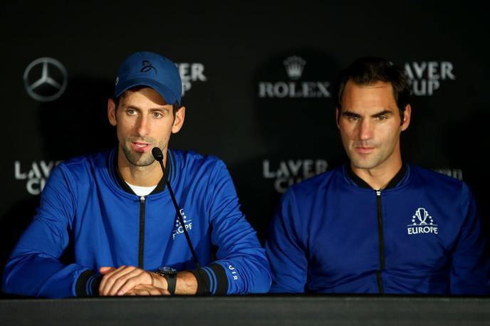 Roger Federer, Novak Đoković | Foto Guliver/Getty Images