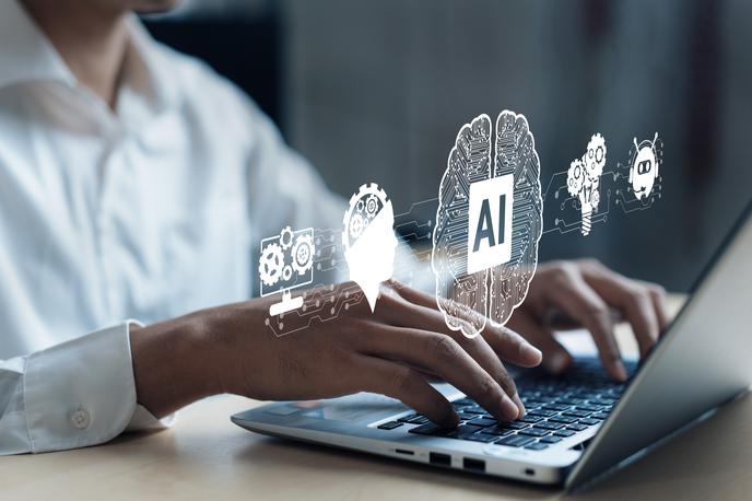 AI, umetna inteligenca | Raziskava, ki je zajela več kot 3.200 podjetij iz enajstih držav srednje in vzhodne Evrope, je pokazala zanimiv, a hkrati skrb vzbujajoč vzorec. | Foto Shutterstock