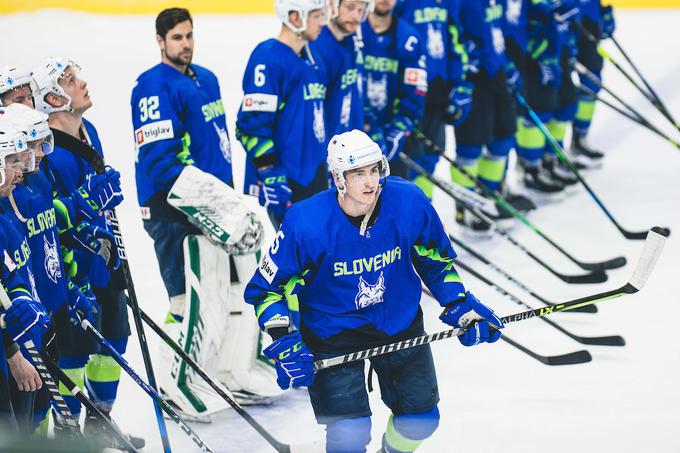 Luka Maver je bil ob debiju na svetovnih prvenstvih izbran za igralca tekme na slovenski strani. | Foto: Grega Valančič/Sportida