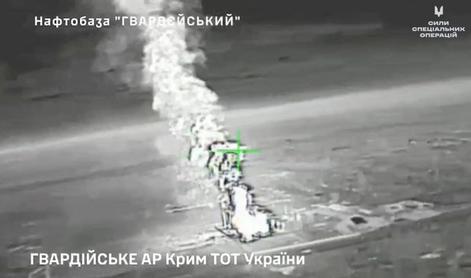 Ukrajina: Onesposobili smo ključni del, ki oskrbuje rusko vojsko