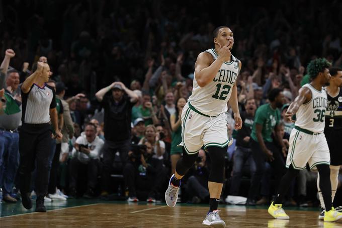 Grant Williams je na odločilni tekmi za napredovanje Bostona v konferenčni finale zadel kar sedem trojk. | Foto: Reuters