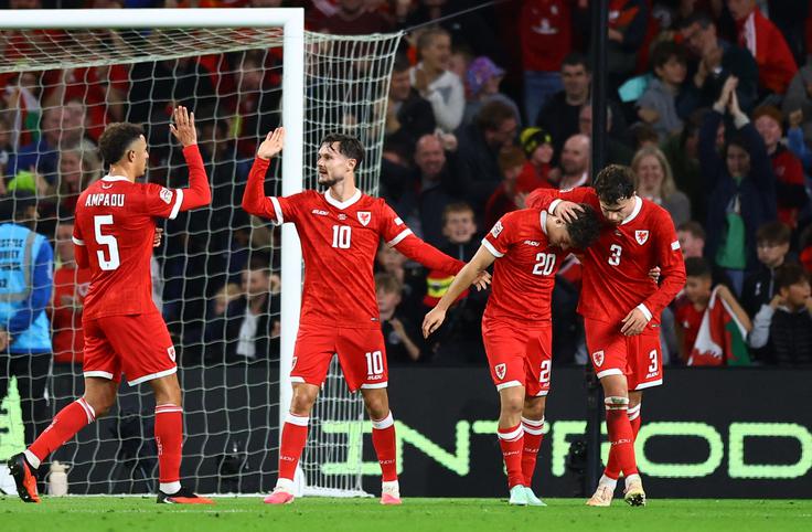 Wales je v drugem polčasu povedel. | Foto: Reuters