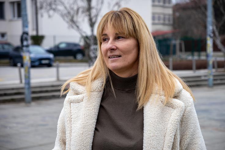 Ko je govorila o Nataši Bokal, je komaj zadrževala solze. | Foto: Matej Podgoršek